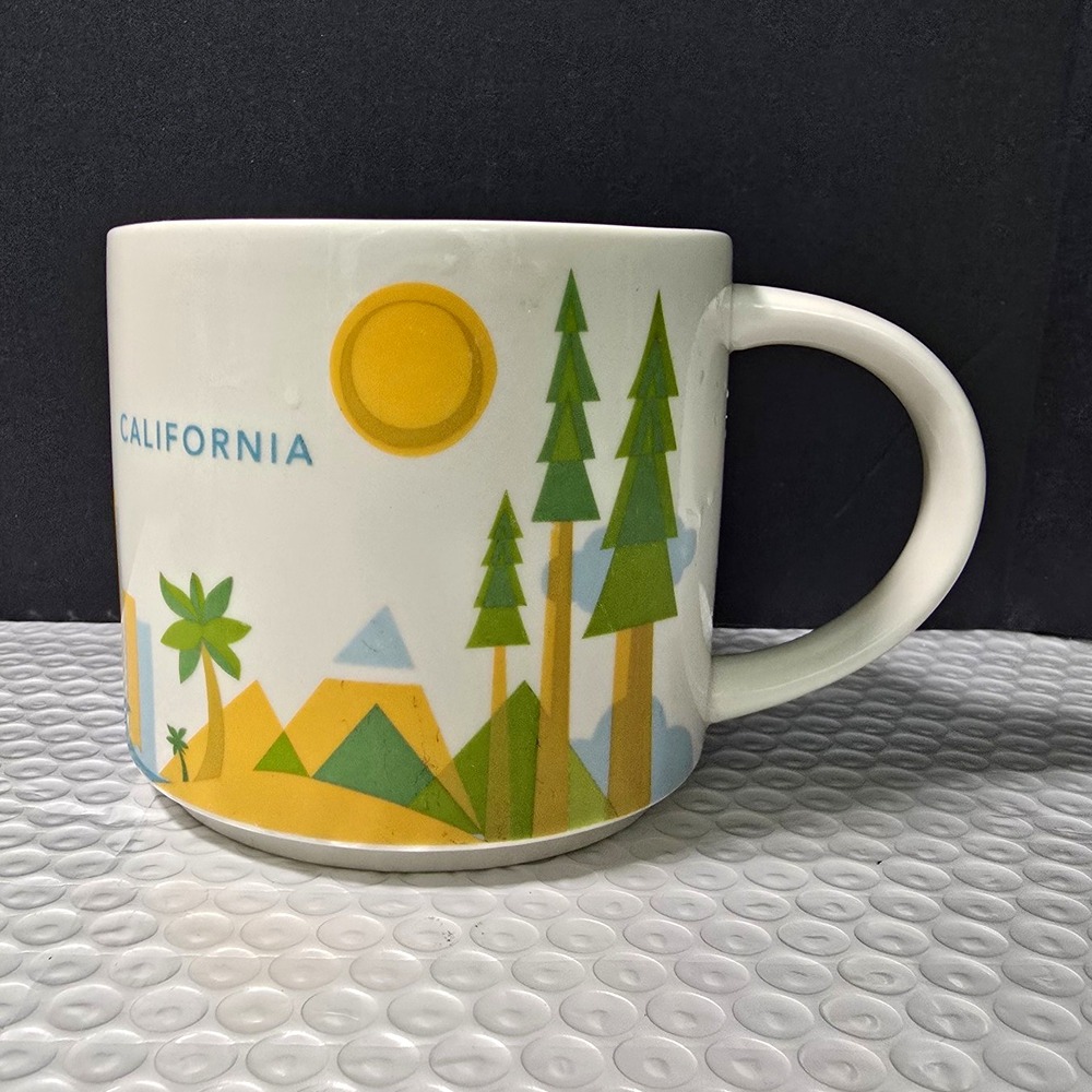 Starbucks You Are Here Collection California 2013 White Ceramic Coffee Mug